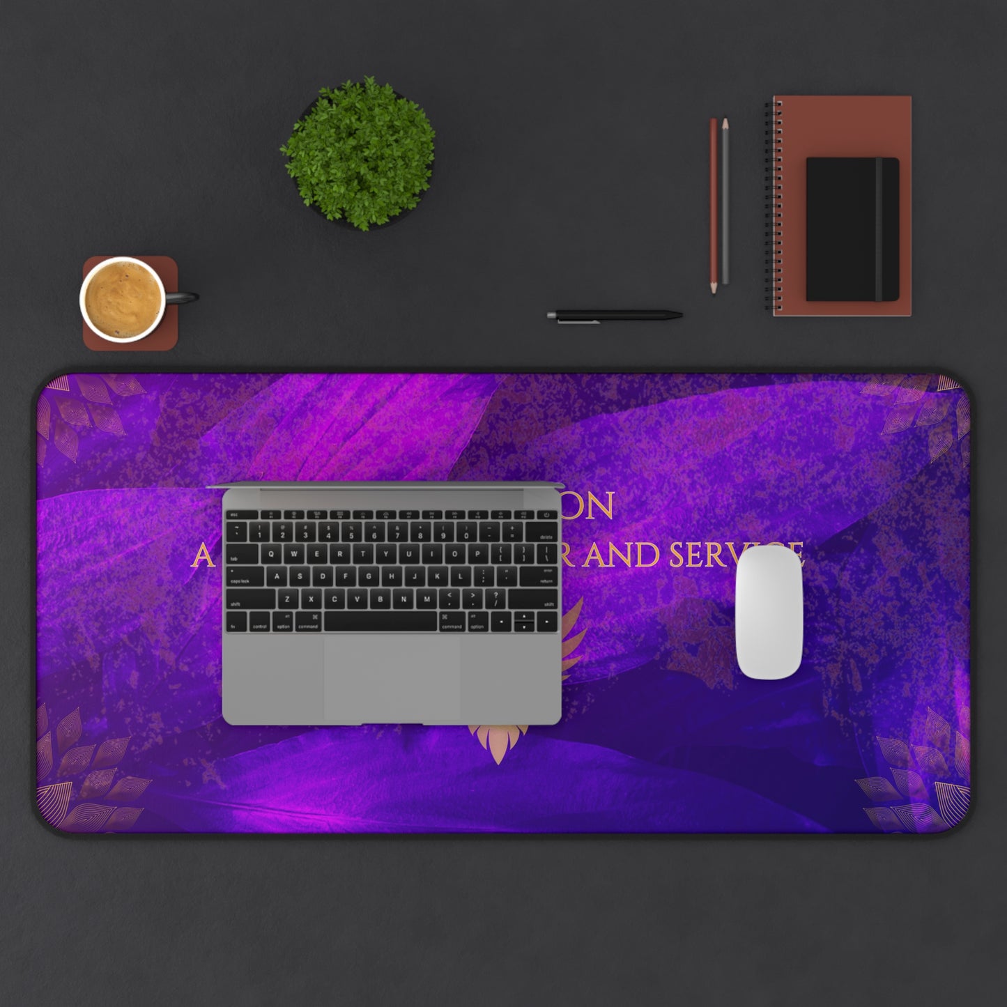 Her Mission Desk Mat