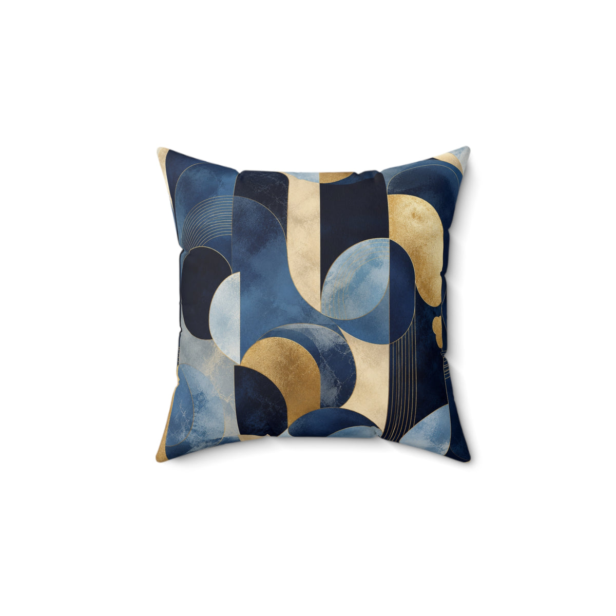 Azure Opulence Throw Pillow