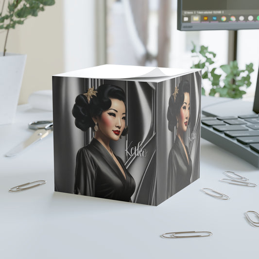 Retro Glam Girls (Keiko) Note Cube