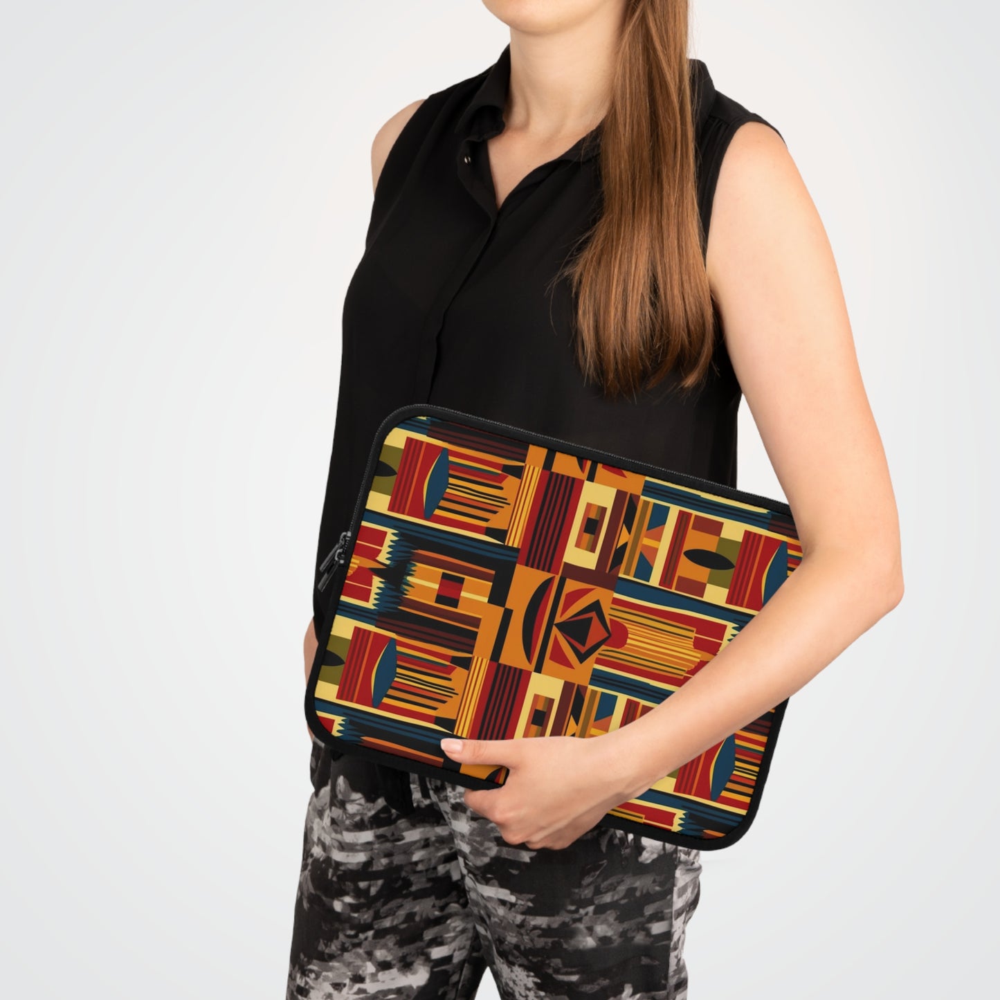 African Canvas 2 Laptop Sleeve