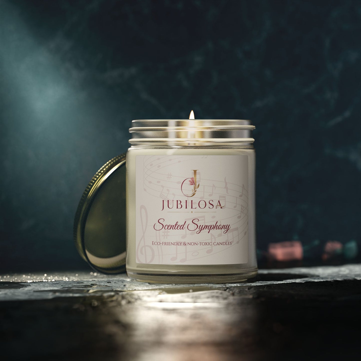 Scented Symphony Coconut Apricot Candle Collection (4oz, 9oz)