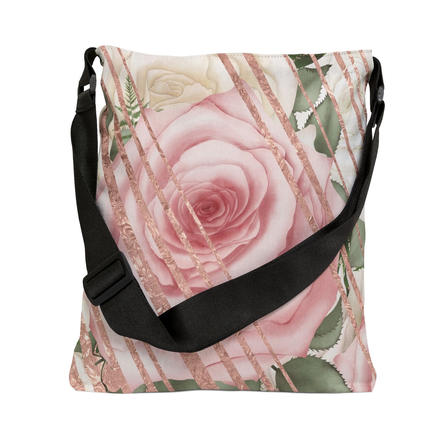 Kiss From a Rose Gold Adjustable Tote Bag (AOP)