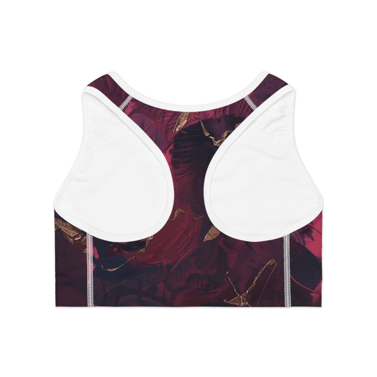 Raspberry Motion Sports Bra (AOP)