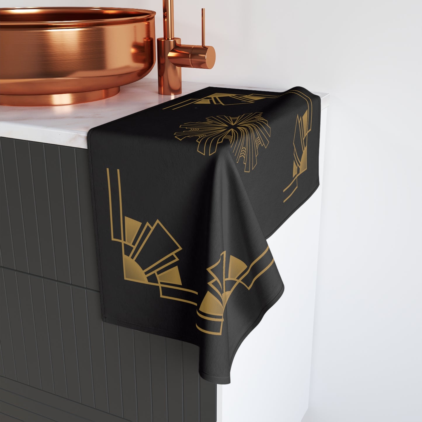 Midnight Luxe (Ebony) Hand Towel