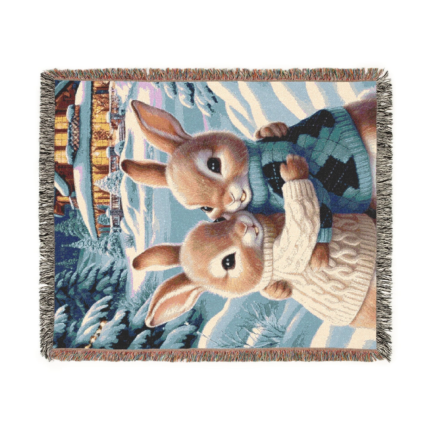 Snuggle Bunnies Woven Blanket