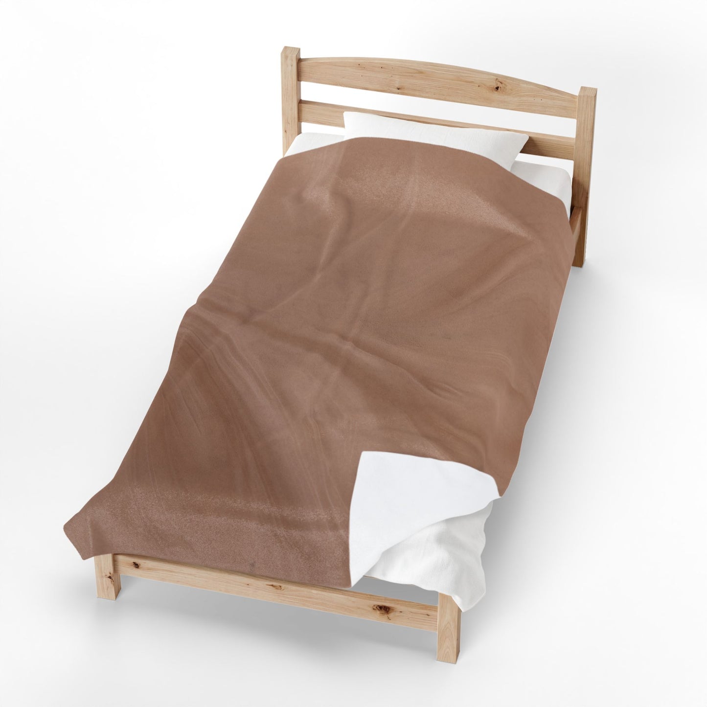 Mocha Bliss Velveteen Plush Blanket