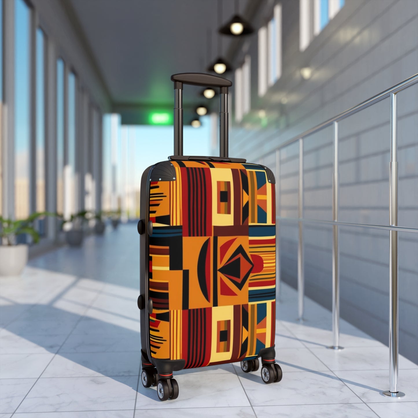 African Canvas 2 Suitcase