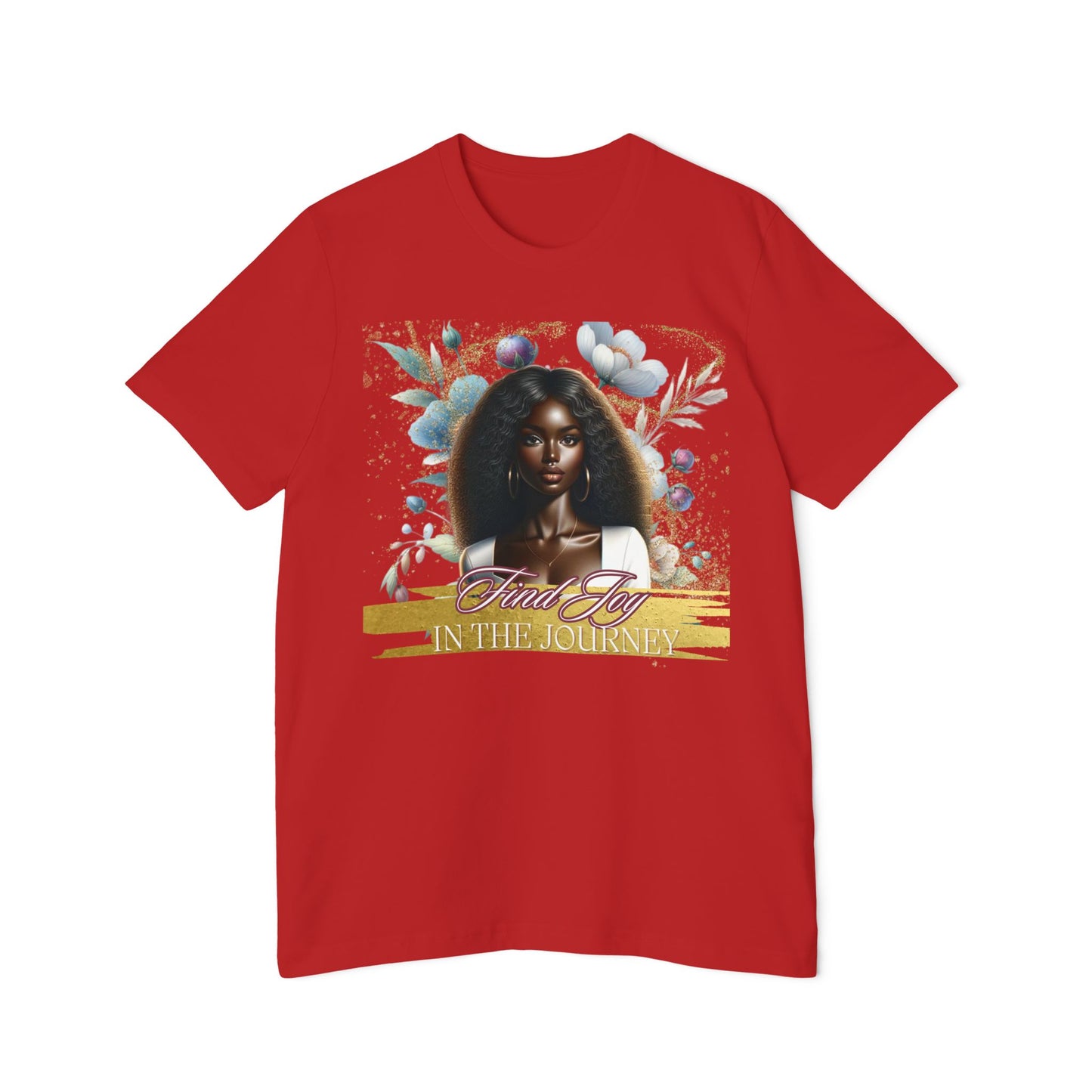 Portrait Graphic T-Shirt 'Find Joy in the Journey' Tee