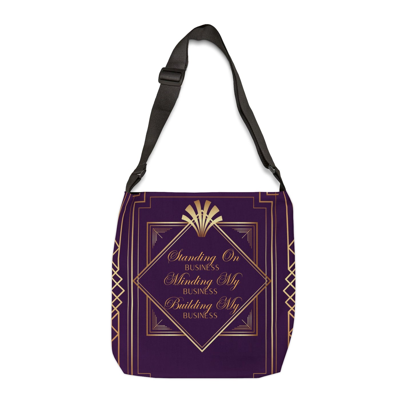 Business 2 (Purple) Adjustable Tote Bag (AOP)