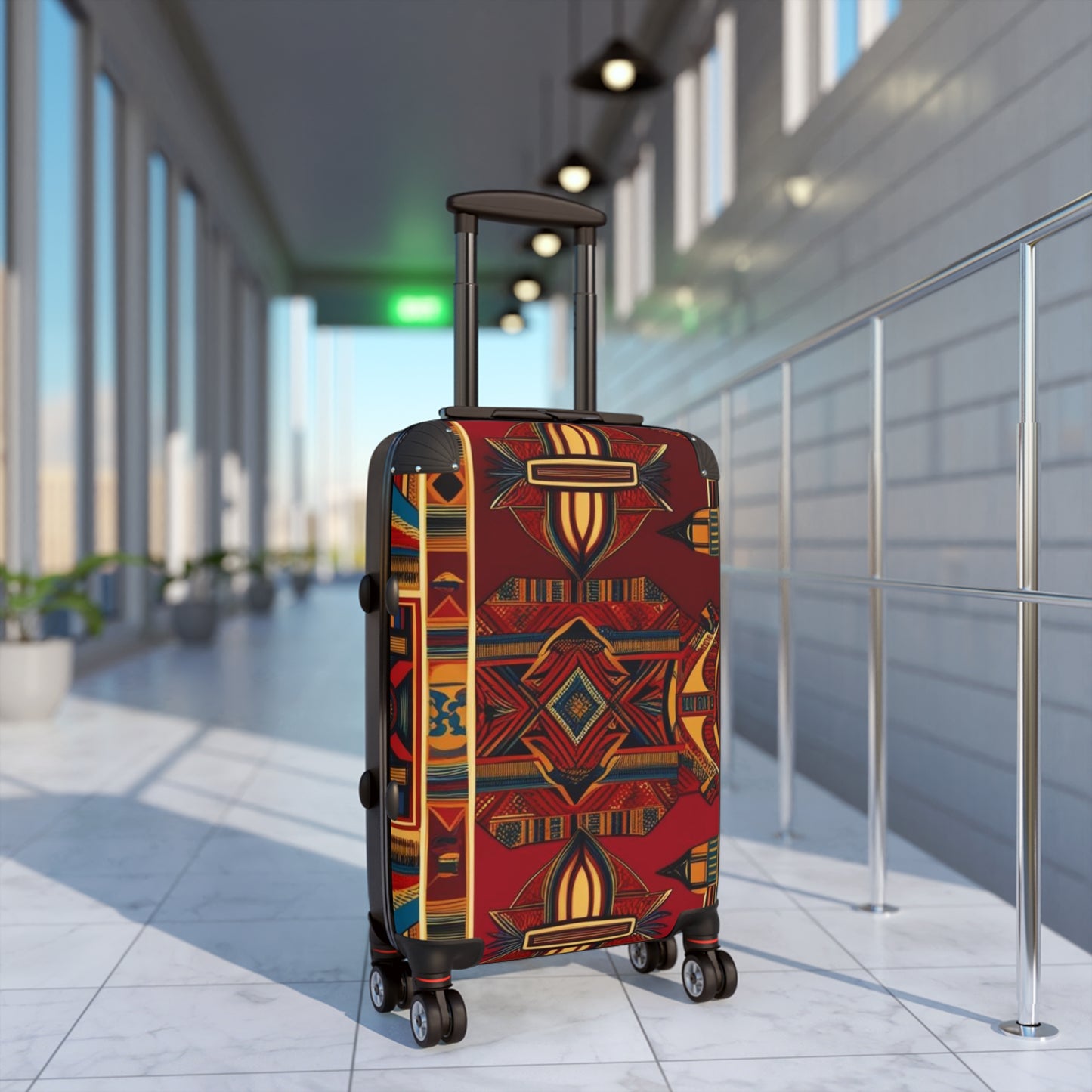 African Canvas 1 Suitcase