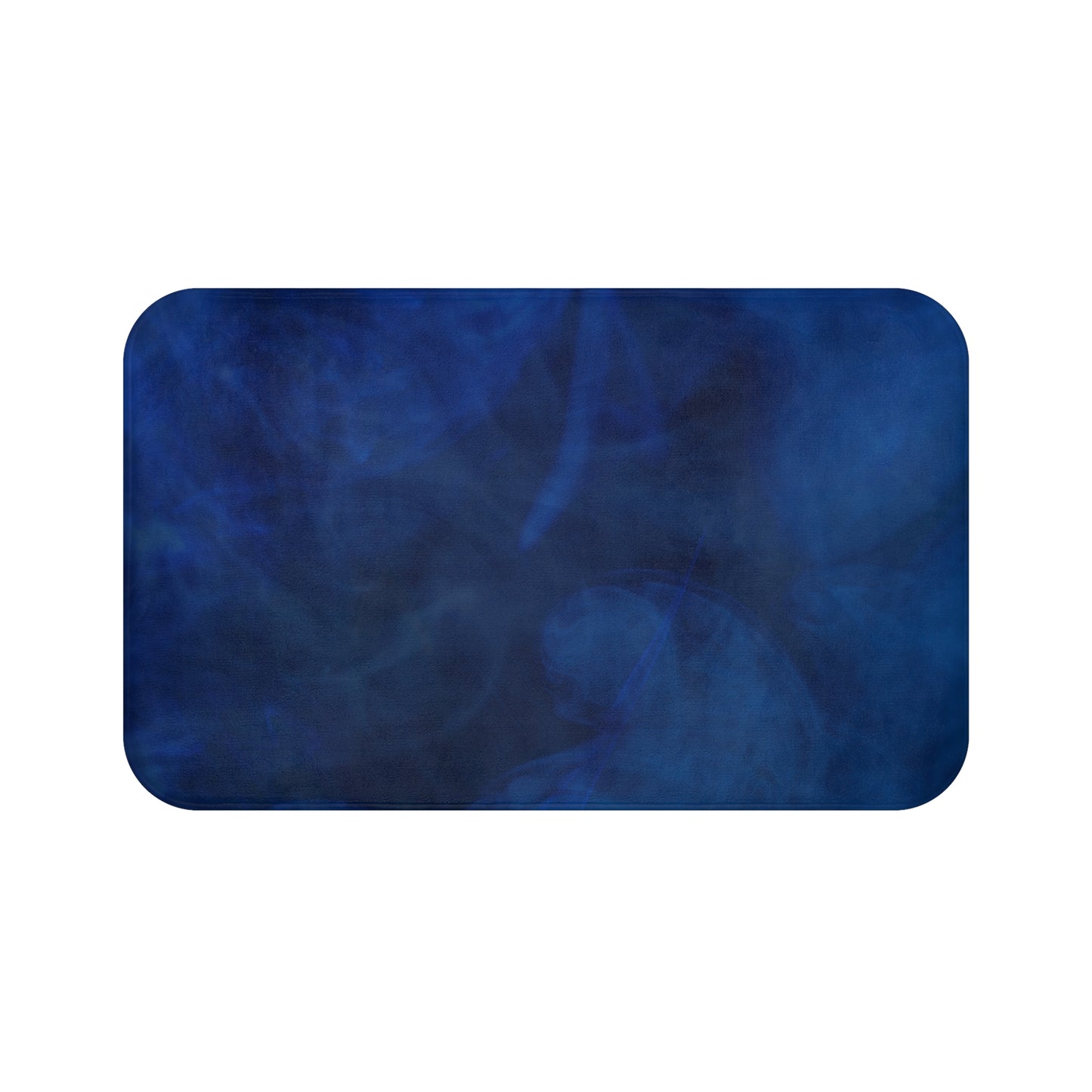 A Kind of Smoky Blue Bath Mat