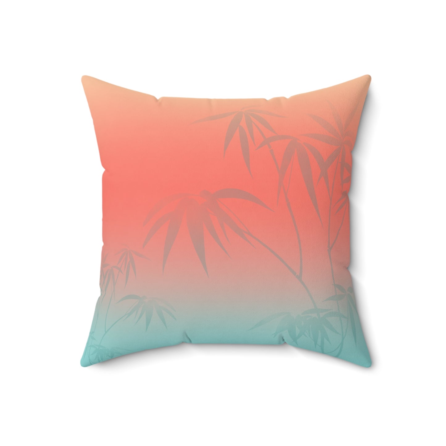 TropiCalm Bamboo Sunset Decorative Pillow