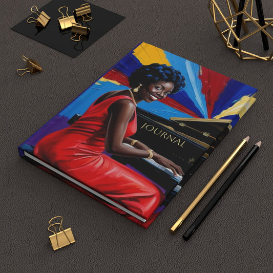Jazz Serenade Hardcover Journal Matte