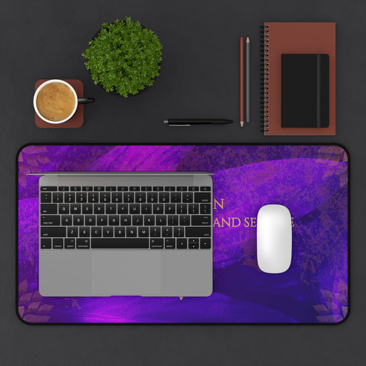 Her Mission Desk Mat