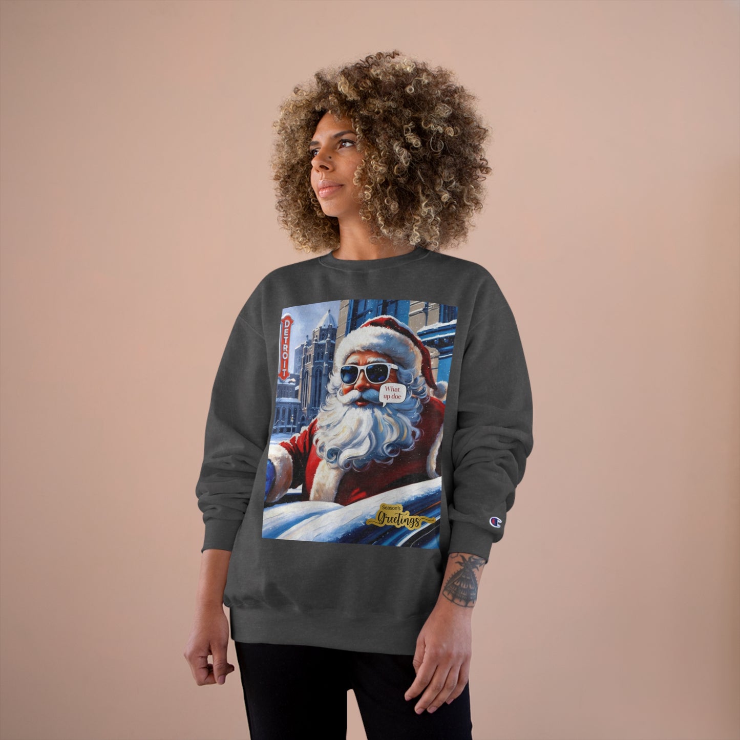 Motor City Santa Champion Sweatshirt