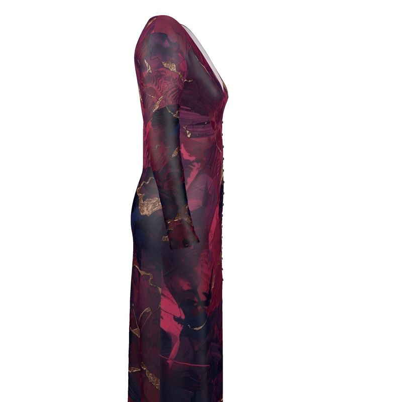 Raspberry Motion Ladies Cardigan