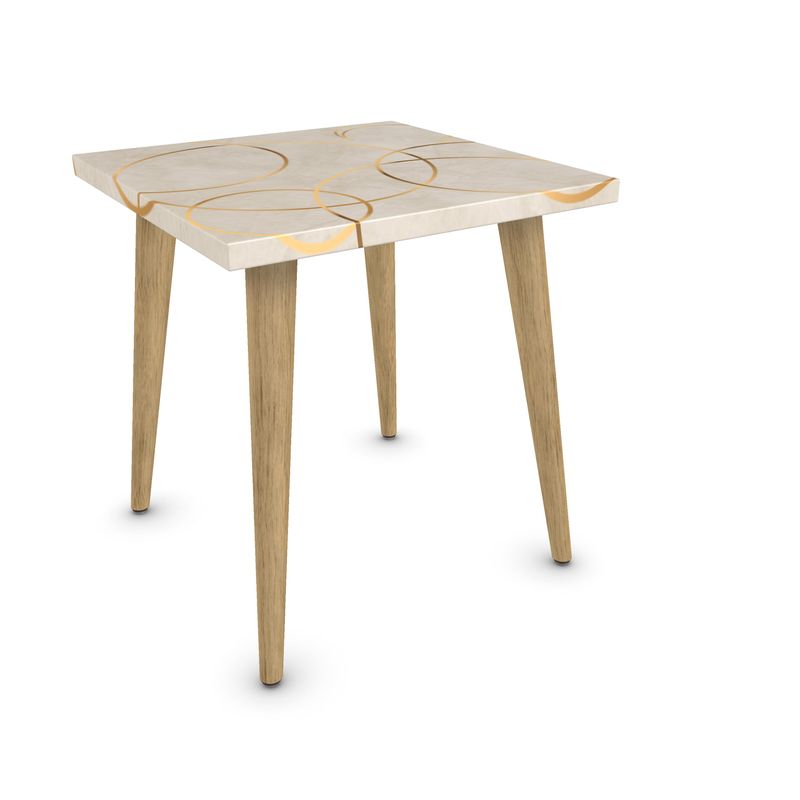 Golden Circles Side Table