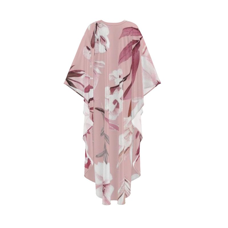 Pink & White Floral Kaftan