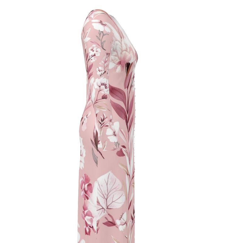 Pink & White Floral Ladies Cardigan