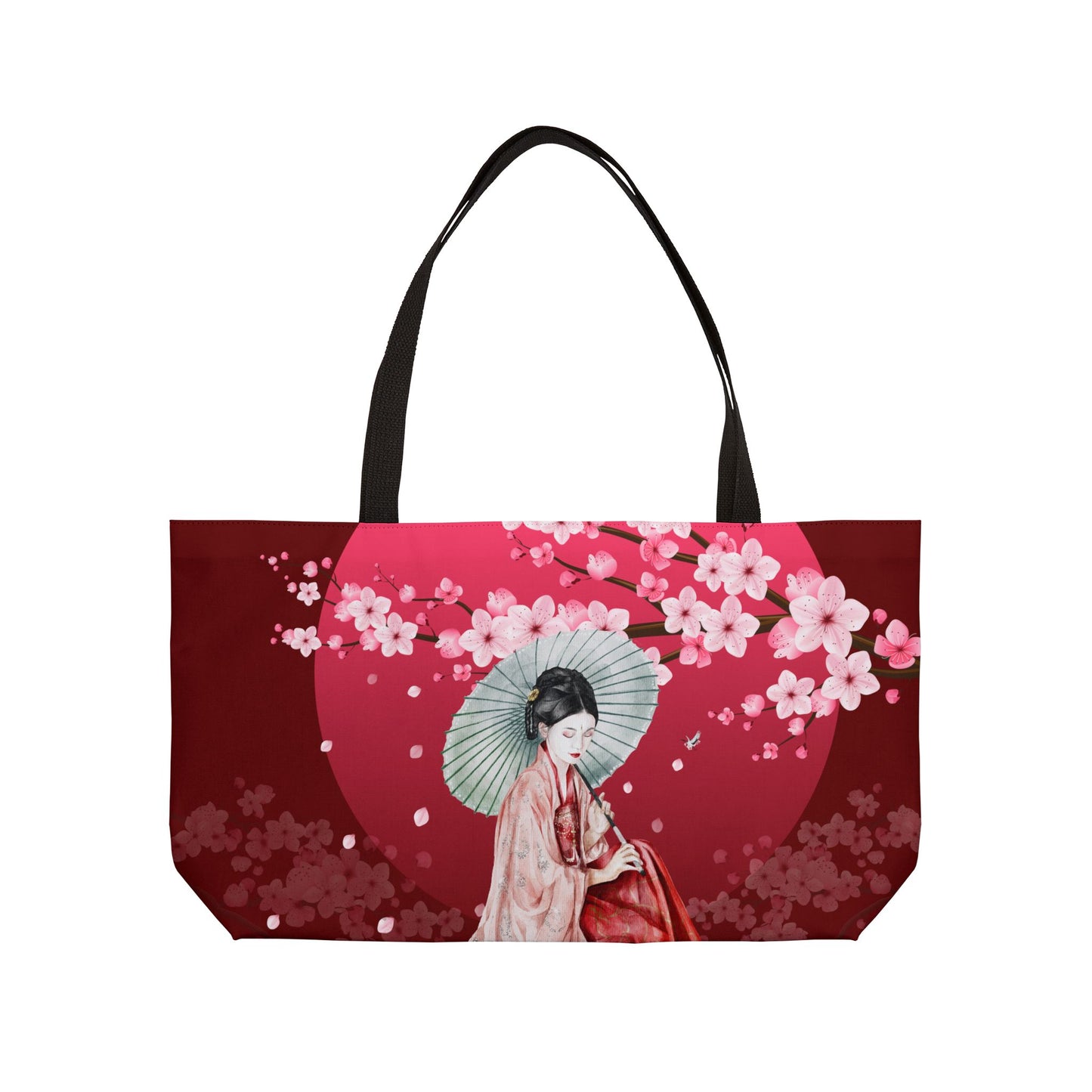 Cherry Blossoms Cherry Moon Weekender Tote Bag