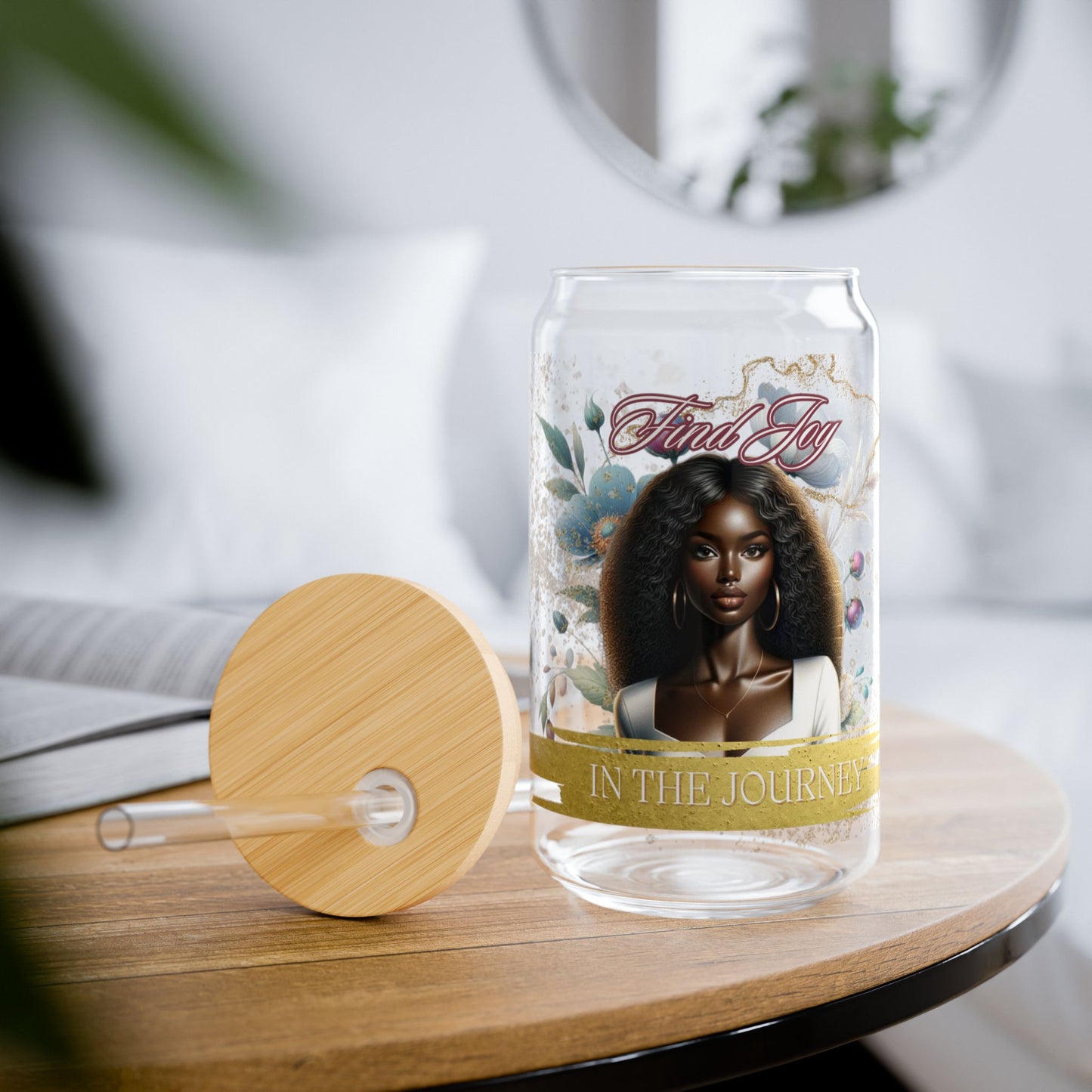 Find Joy 2 Sipper Glass, 16oz