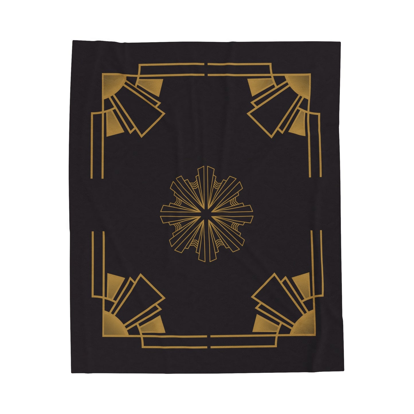 Midnight Luxe (Ebony) Velveteen Plush Blanket