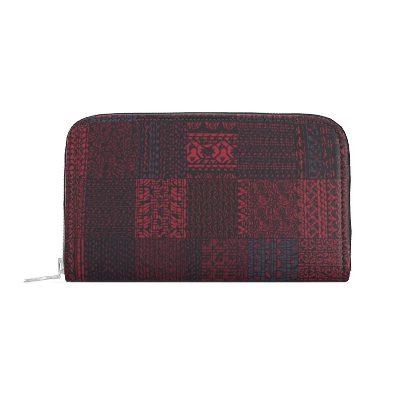 Boheme Rouge Leather Zip Wallet