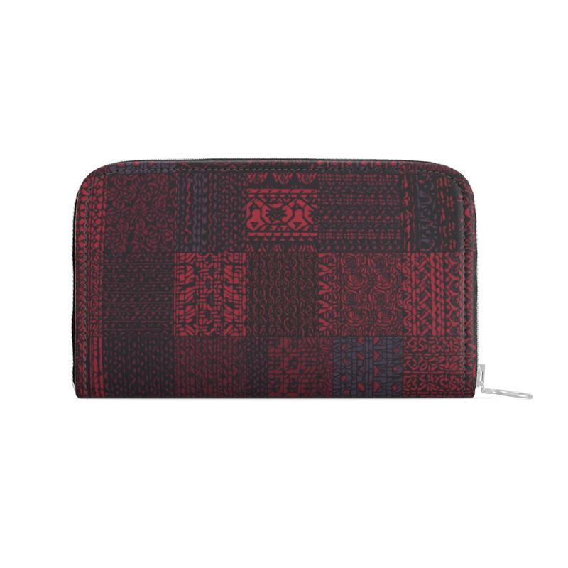 Boheme Rouge Leather Zip Wallet