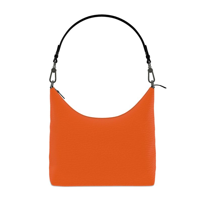 Tangerine Dream Square Hobo Bag