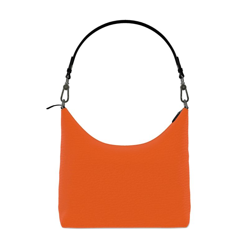 Tangerine Dream Square Hobo Bag
