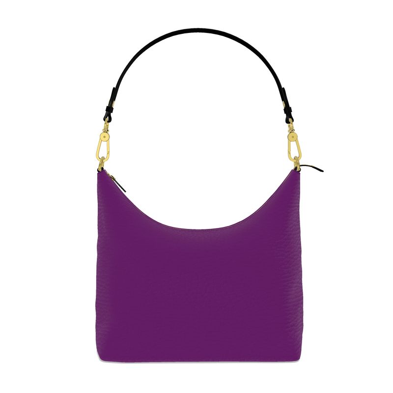 Plum Prestige Square Hobo Bag