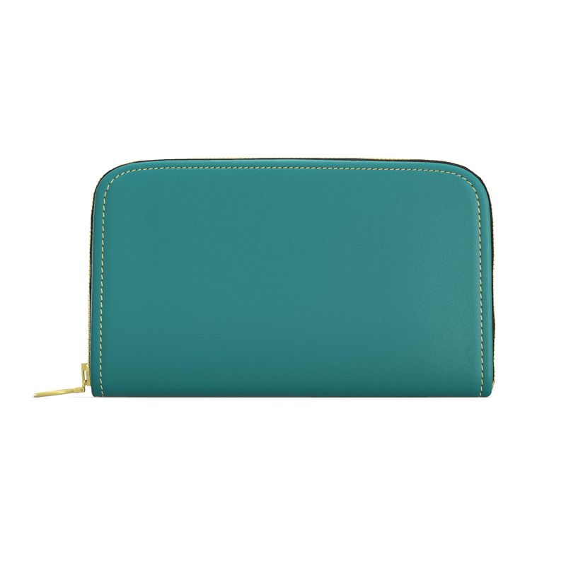 Aegea Mist Leather Zip Wallet