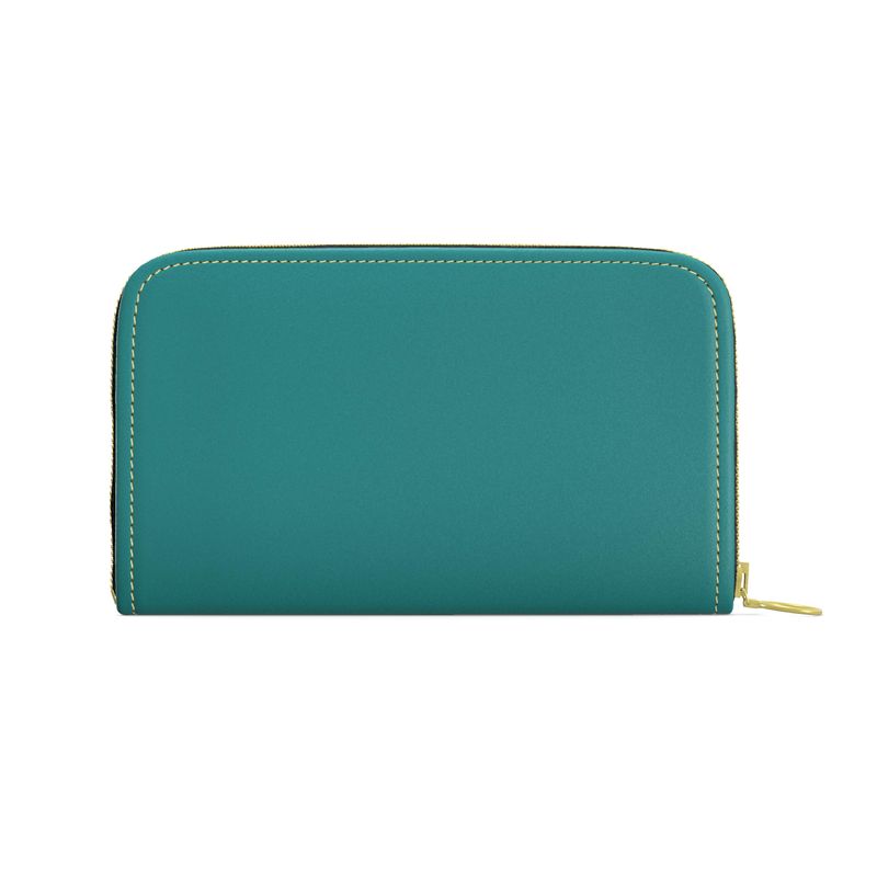 Aegea Mist Leather Zip Wallet