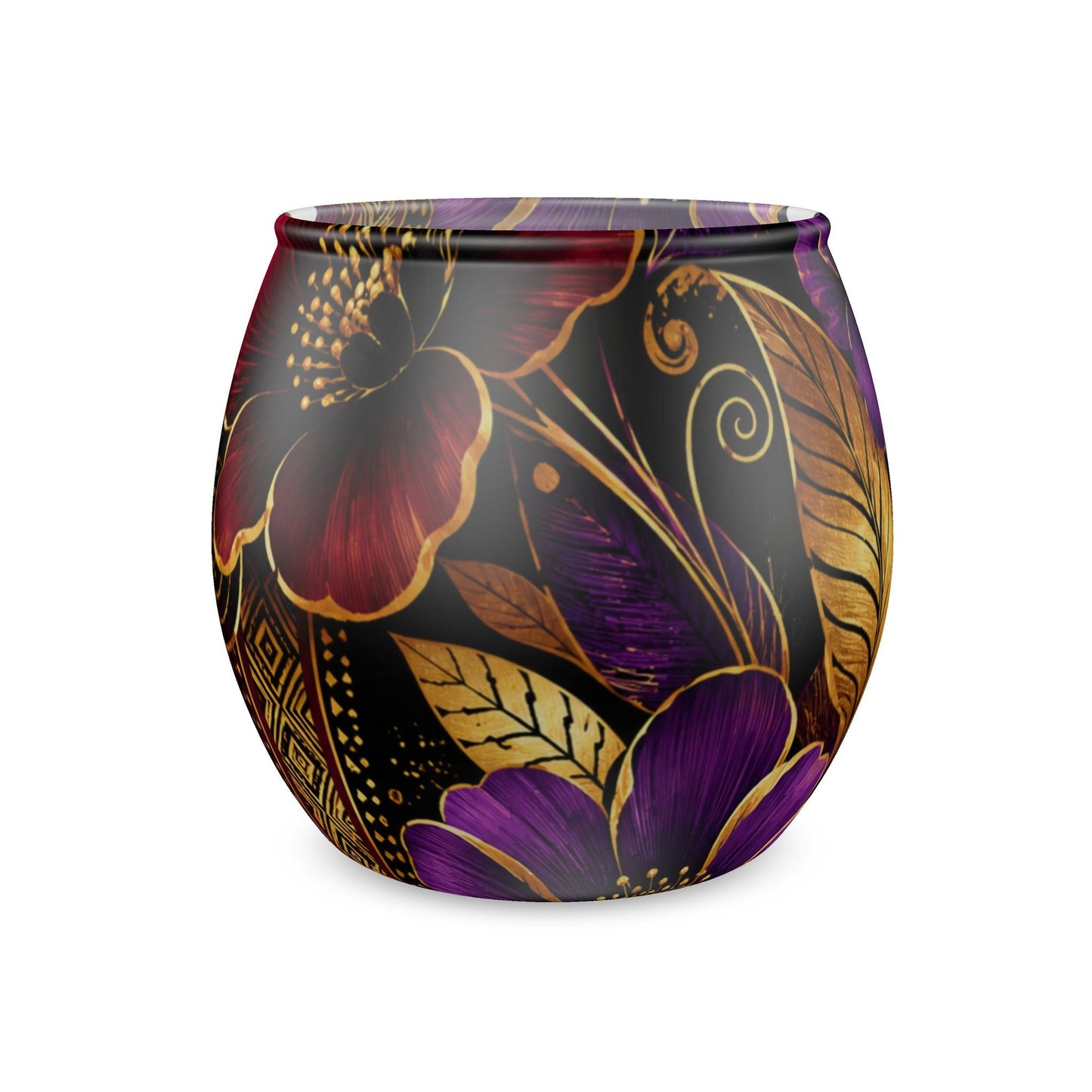 Zuri Garden Glass Tealight Candle Holder