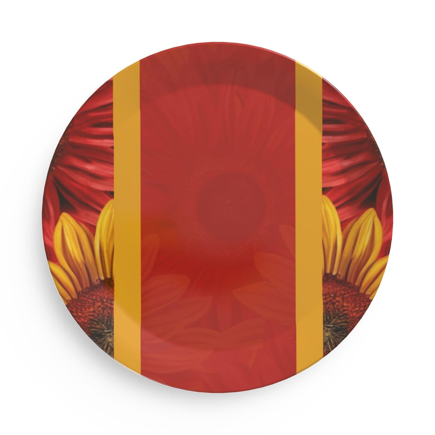 Crimson Gold Party Plates