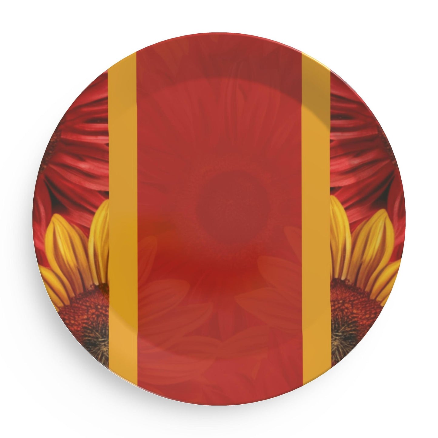 Crimson Gold Party Plates
