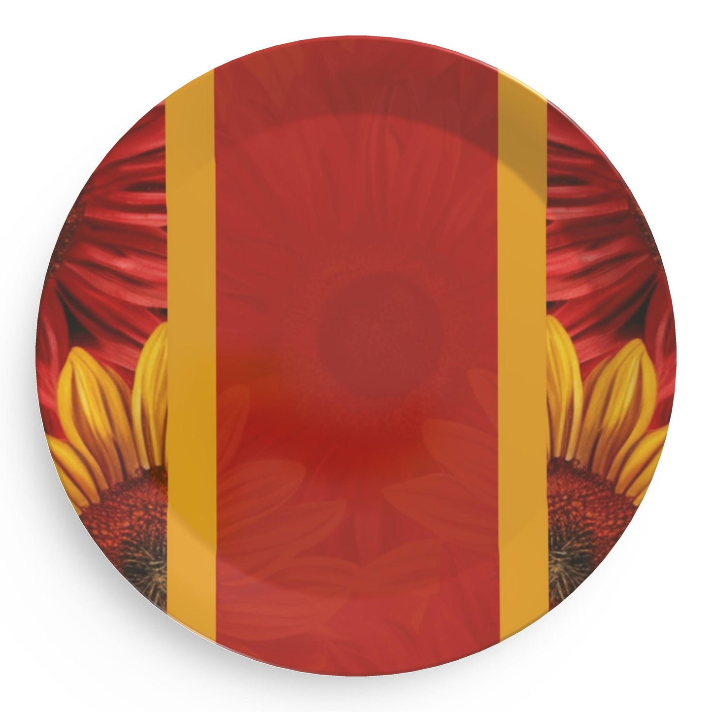 Crimson Gold Party Plates
