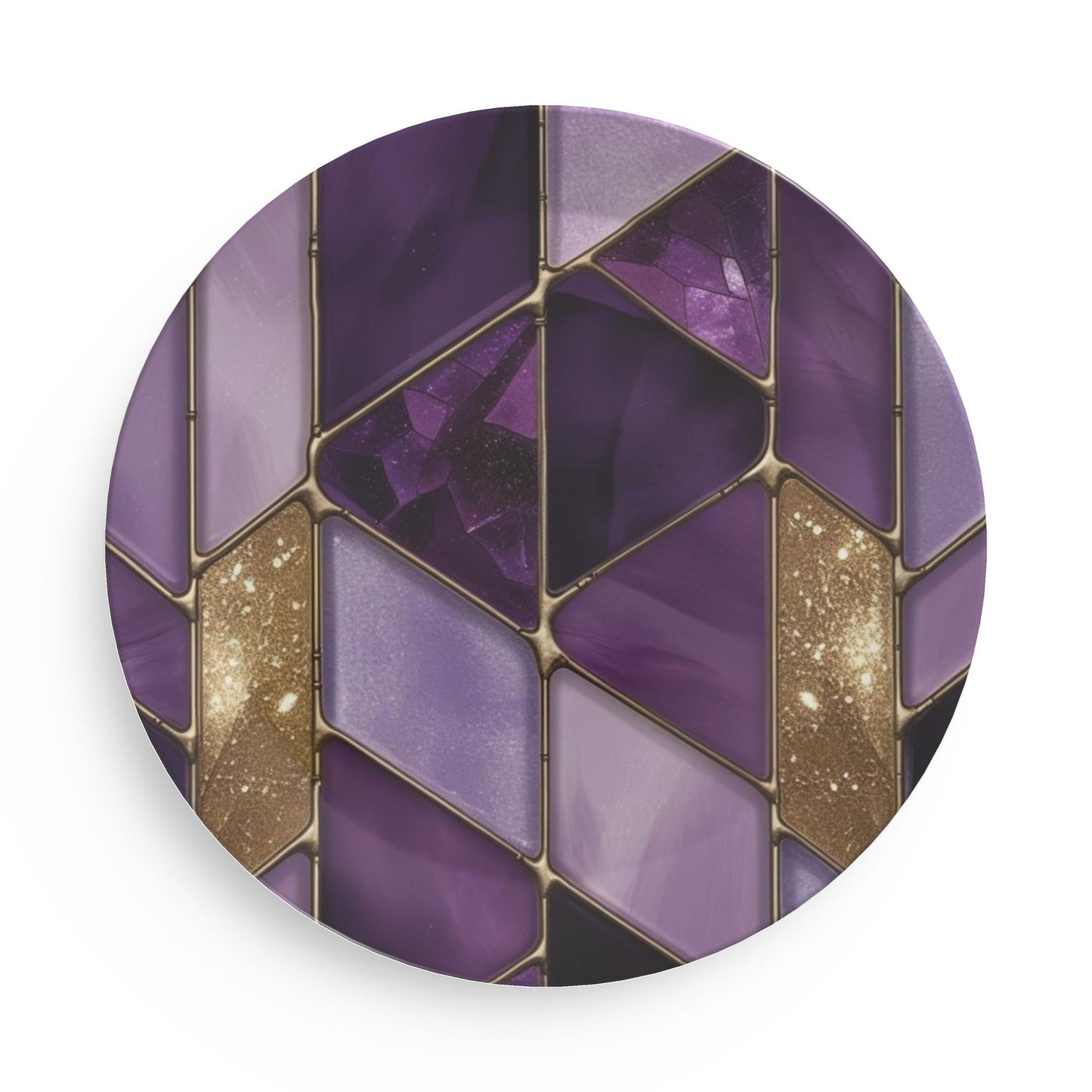 Amethyst Mosaic Party Plates