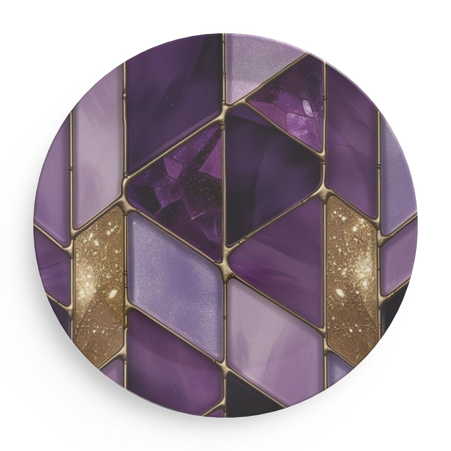 Amethyst Mosaic Party Plates