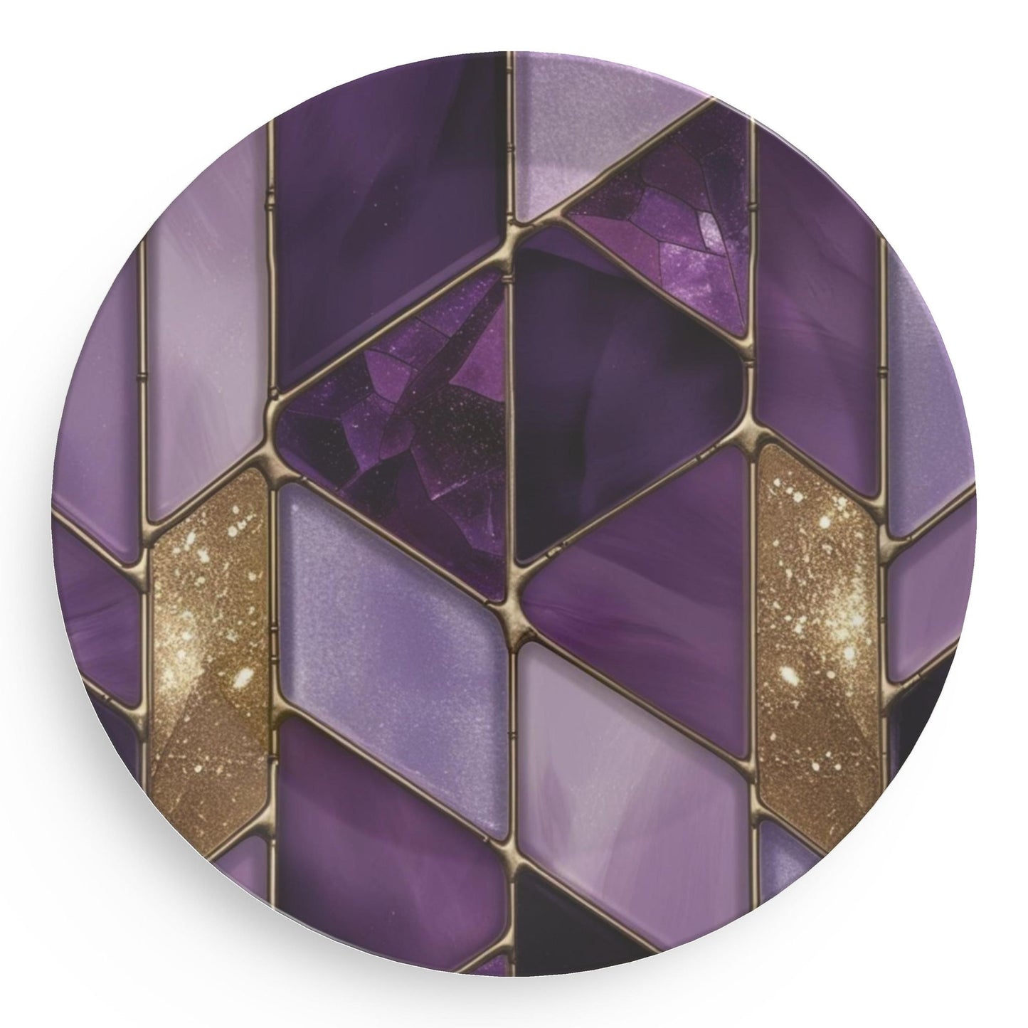 Amethyst Mosaic Party Plates