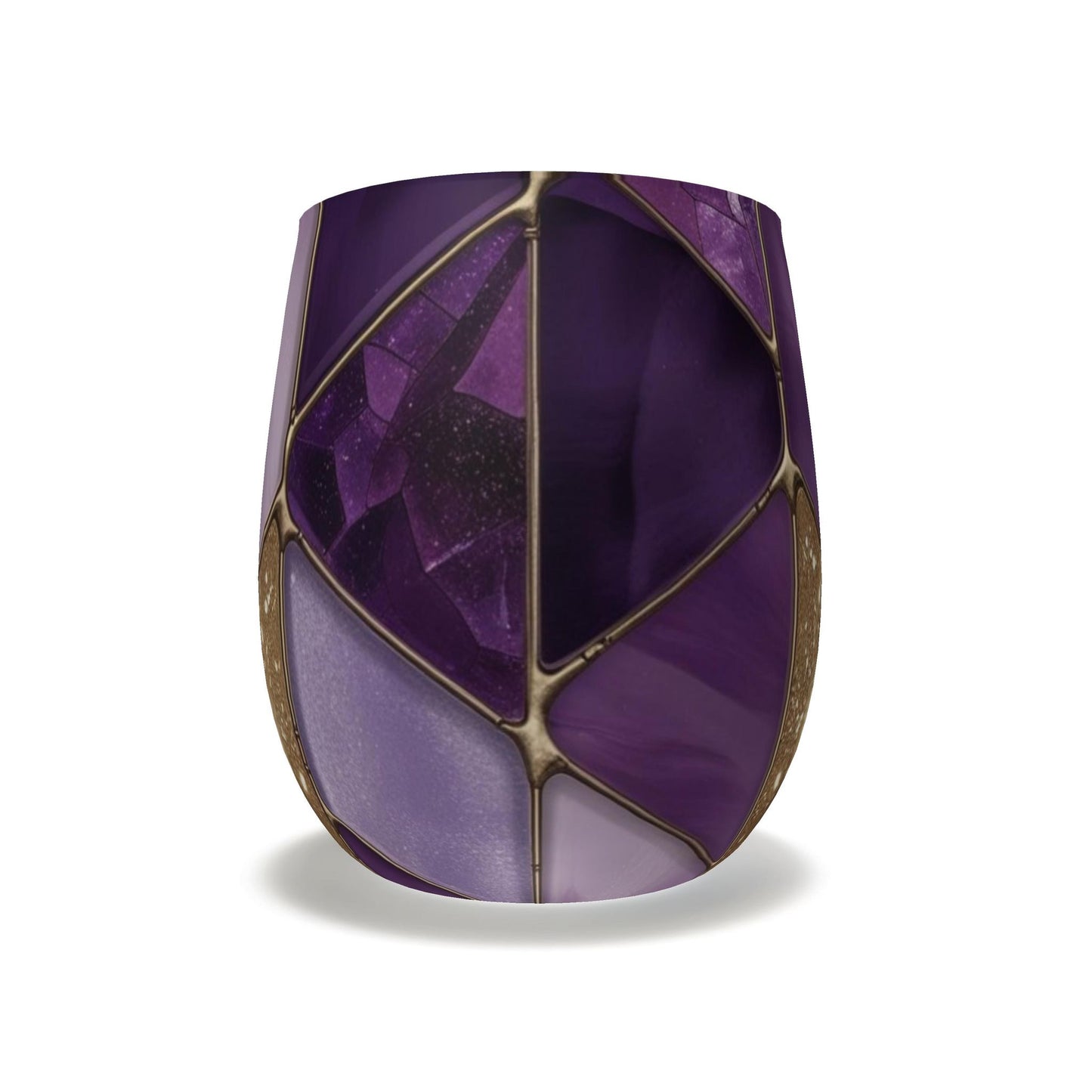 Amethyst Mosaic Water Glass
