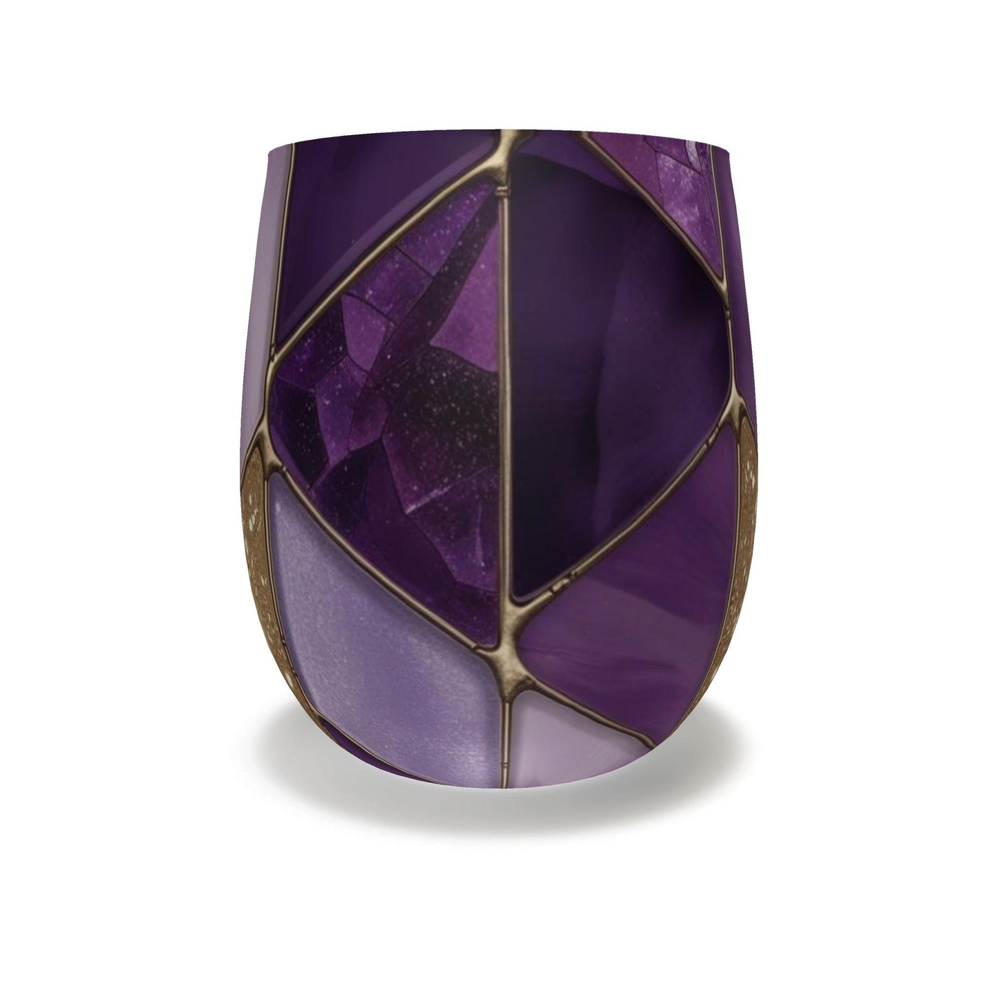 Amethyst Mosaic Water Glass