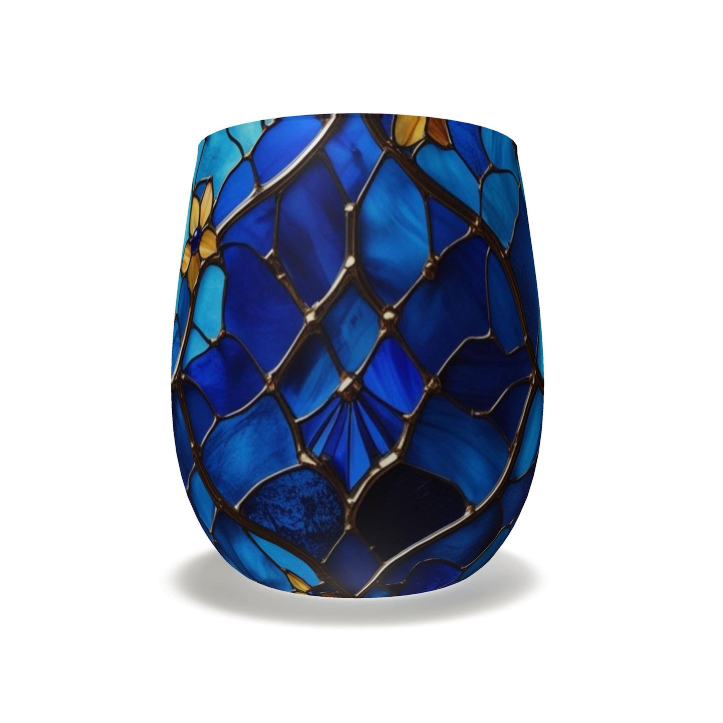 Sapphire Radiance Water Glass