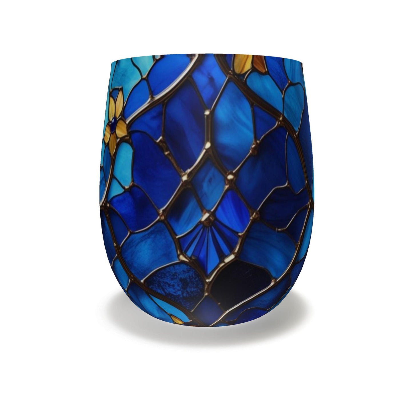 Sapphire Radiance Water Glass