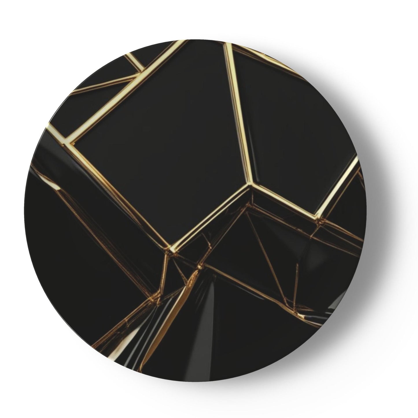 Obsidian Luxe China Plates