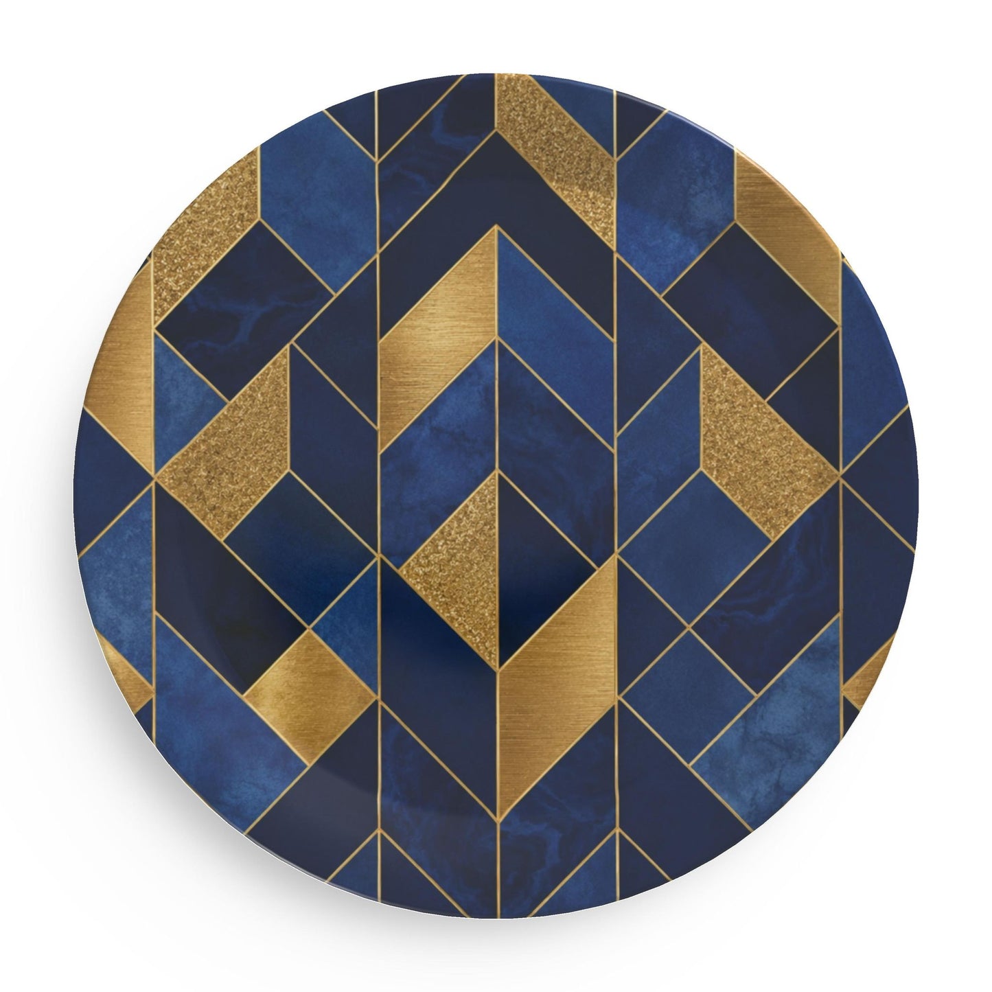 Sapphire Symmetry Party Plates