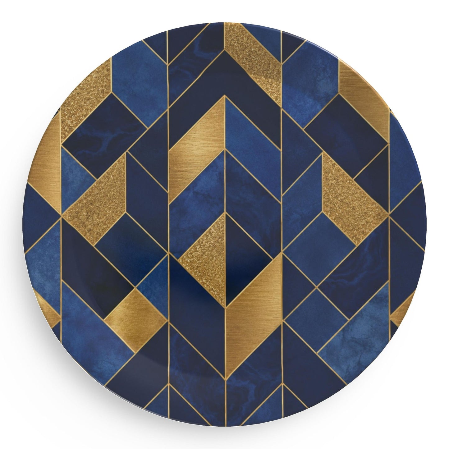 Sapphire Symmetry Party Plates