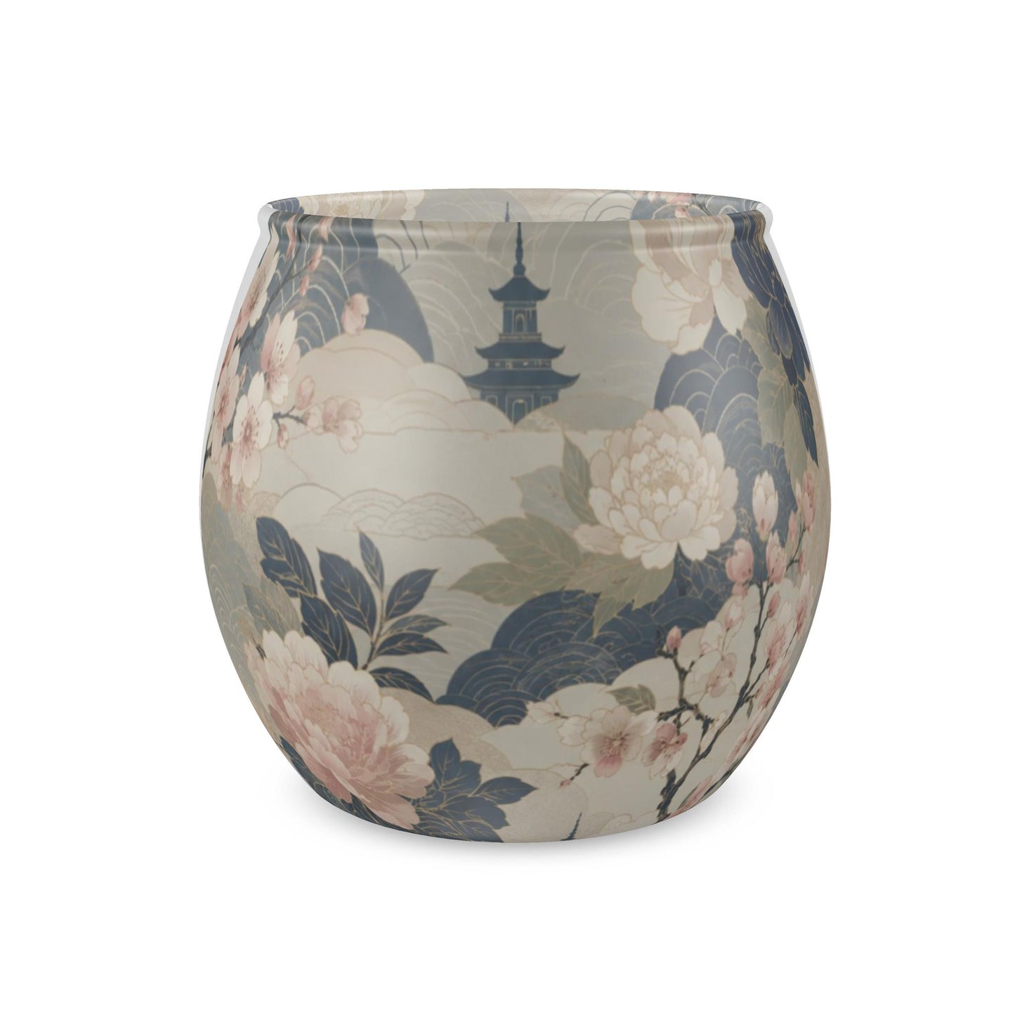 Kyoto Garden Glass Tealight Candle Holder