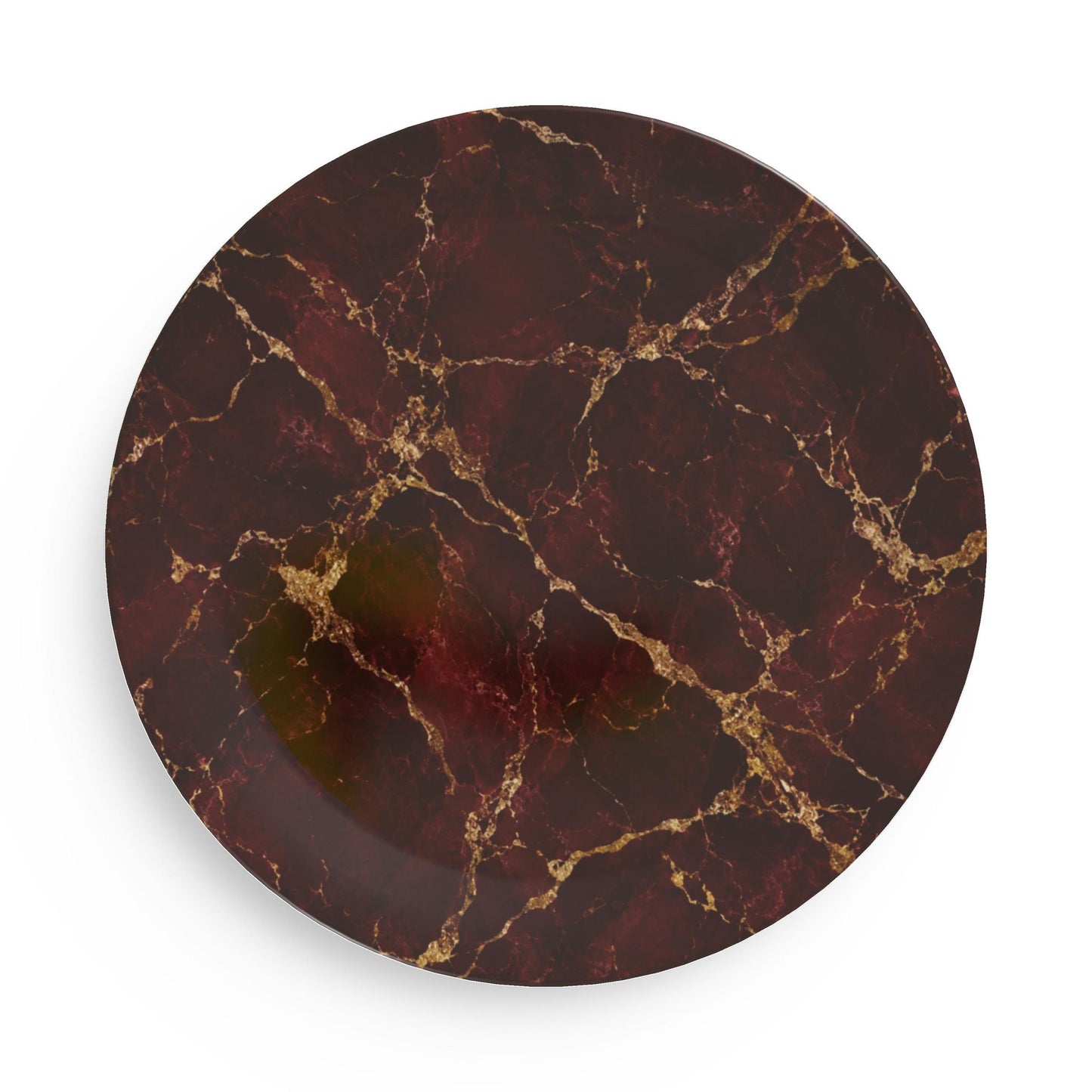 Bordeaux Gold Party Plates