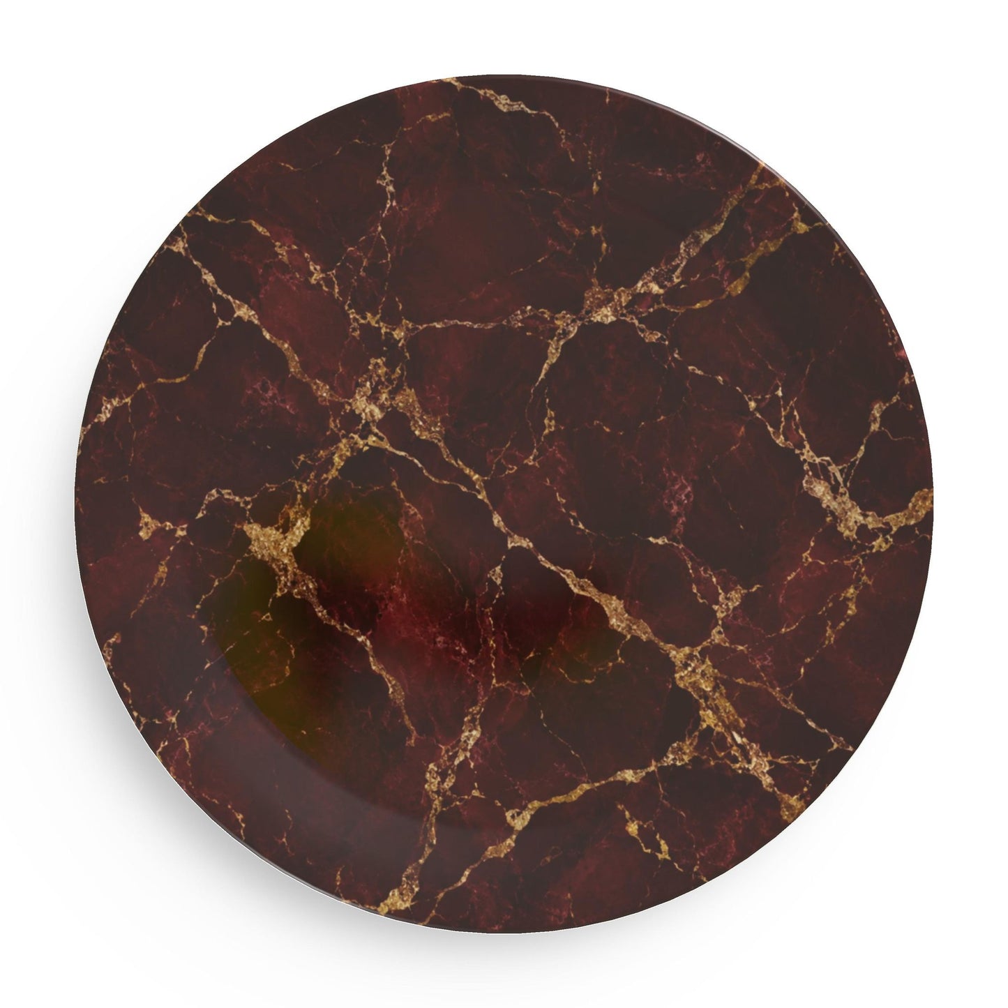 Bordeaux Gold Party Plates